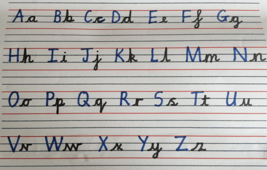 Cursive Handwriting